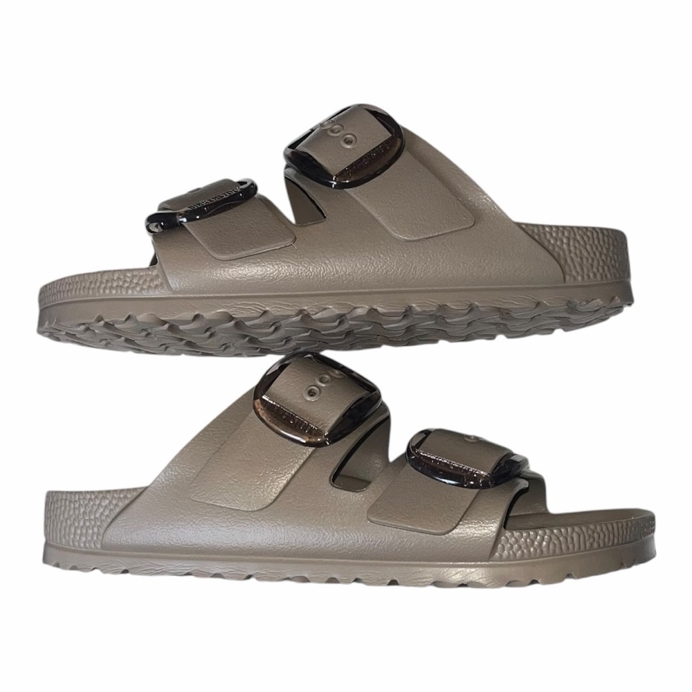 Birkenstock Arizona Big Buckle Slide Sandal- Grey Taupe- Size 6 - Picture 7 of 10